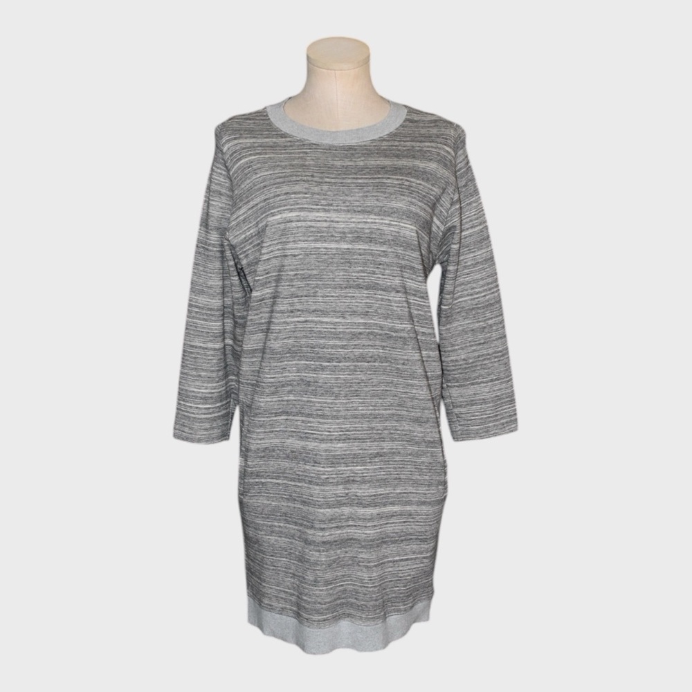 Vince Heather Knit Side Zip Shift Dress